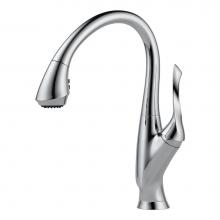 Brizo 63052LF-PC - Belo: Single Handle Pull-Down Kitchen Faucet