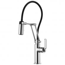Brizo 63244LF-PC - Litze® Articulating Faucet with Industrial Handle