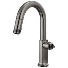 Brizo 63906LF-BNXLHP-L - Kintsu® Pull-Down Prep Faucet with Arc Spout - Less Handle