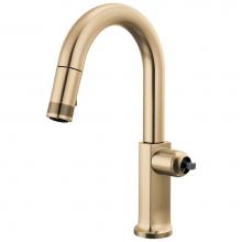 Brizo 63906LF-GLLHP-L - Kintsu® Pull-Down Prep Faucet with Arc Spout - Less Handle