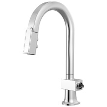 Brizo 63922LF-PCLHP - Frank Lloyd Wright Pull-Down Prep Faucet with Arc Spout - Less Handle