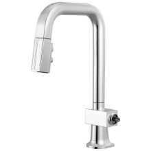 Brizo 63923LF-PCLHP - Frank Lloyd Wright Pull-Down Prep Faucet with Square Spout - Less Handle