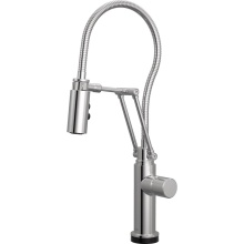 Brizo 64121LF-PCLHP - SmartTouch Articulating Kitchen Faucet with Finished Hose - Less Handle