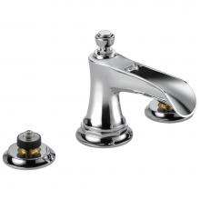 Brizo 65361LF-PCLHP-ECO - Rook® Widespread Lavatory Faucet with Channel Spout - Less Handles 1.2 GPM