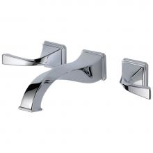 Brizo 65830LF-PC-ECO - Virage® Two-Handle Wall Mount Lavatory Faucet 1.2 GPM