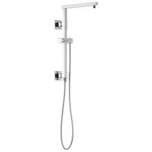 Brizo 80099-PC - Universal Showering 18'' Linear Square Shower Column