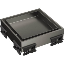 Brizo BT062418-SL - Other 4'' Reversible Square Point Shower Drain