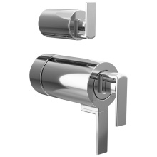 Brizo HL7599-PC - TempAssure Thermostatic Valve with Integrated Diverter Trims Handle Kit - Gap Lever Polished Chrom