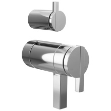 Brizo HW7522-PC - TempAssure Thermostatic Valve with Integrated Diverter Trims Handle Kit - Lunar Polished Chrome