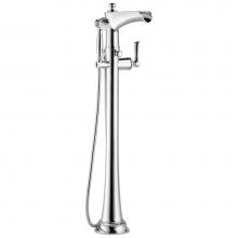 Brizo T70161-PC - Rook® Freestanding Floor Mount Tub Filler