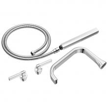Brizo T70368-PC - Allaria™ Two-Handle Tub Filler Trim Kit with Lever Handles