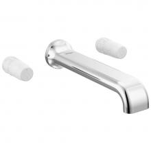 Brizo T70467-PCLHP - Allaria™ Two-Handle Wall Mount Tub Filler - Less Handles