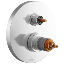 Brizo T756110-PCLHP - Roccesco TempAssure Thermostatic Valve with Integrated 6-Function Diverter Trim - Less Handles Chr