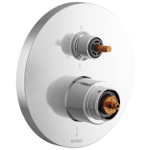 Brizo T75P6110-PCLHP - Roccesco Pressure Balance Valve with Integrated 6-Function Diverter Trim - Less Handles Chrome