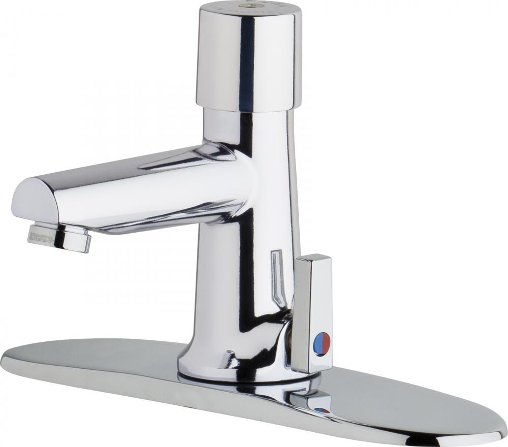 LAV FAUCET, MANUAL METERING