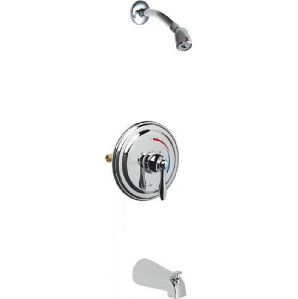 ROUND T/P TUB AND SHOWER VALVE