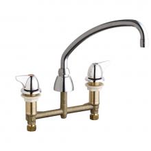 Chicago Faucets 201-AE35-1000ABCP - CONCEALED KITCHEN SINK FAUCET