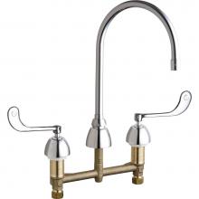 Chicago Faucets 201-AGN8AE3-319AB - KITCHEN SINK FAUCET W/O SPRAY