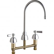 Chicago Faucets 201-AGN8AE35ABCP - CONCEALED KITCHEN SINK FAUCET