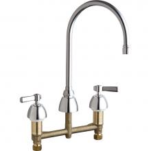 Chicago Faucets 201-AGN8AE3VPCABCP - KITCHEN SINK FAUCET W/O SPRAY