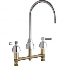 Chicago Faucets 201-AGN8AE3XKABCP - KITCHEN SINK FAUCET W/O SPRAY