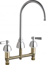 Chicago Faucets 201-AGN8FCABCP - DECK MOUNTED SINK FAUCET