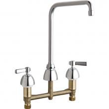 Chicago Faucets 201-AHA8ABCP - KITCHEN SINK FAUCET W/O SPRAY