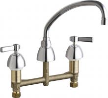 Chicago Faucets 201-AVPAXKABCP - KITCHEN SINK FAUCET W/O SPRAY