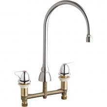 Chicago Faucets 201-GN8AE29-1000AB - CONCEALED KITCHEN SINK FAUCET