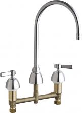 Chicago Faucets 201-RSGN8AE35VXKAB - KITCHEN SINK FAUCET