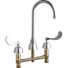 Chicago Faucets 201-VAGN2AE3-317AB - KITCHEN SINK FAUCET W/O SPRAY