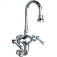 Chicago Faucets 225-ABCP - WALL MNTD SERVICE SINK FITTING