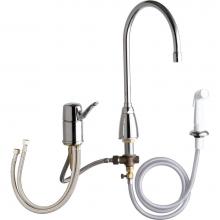 Chicago Faucets 2304-ABCP - SINGLE LEVER KITCHEN FAUCET