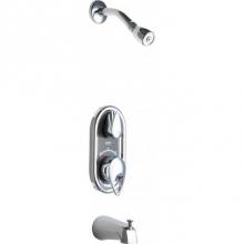 Chicago Faucets 2500-620LCP - T/P TUB/SHOWER VALVE