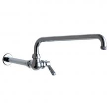 Chicago Faucets 334-ABCP - WALL MNTD WOK FILLER FITTING