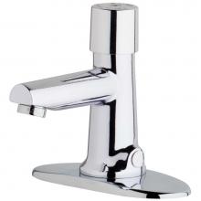 Chicago Faucets 3501-4E2805ABCP - LAV FAUCET, MANUAL METERING