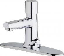 Chicago Faucets 3501-8E39VPABCP - LAV FAUCET, MANUAL METERING