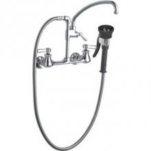Chicago Faucets 509-GTFXKCAB - WALL MNT POT FILLER PRE-RINSE -CHK CTRDG
