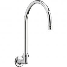 Chicago Faucets 629-GN8AE3ABCP - WALL MOUNTED SPOUT