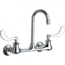 Chicago Faucets 631-ABCP - FLUSHING RIM SINK FTG WALL MNT