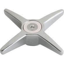 Chicago Faucets 633-PLJKCP - 4-ARM CROSS HANDLE