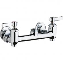 Chicago Faucets 640-LES369YAB - SINK FAUCET, 8'' WALL W/ STOPS