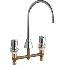 Chicago Faucets 786-E3-665ABCP - METERING LAVATORY FAUCET