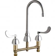 Chicago Faucets 786-E36ABCP - CONCEALED KITCHEN SINK FAUCET