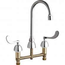 Chicago Faucets 786-E36VPABCP - CONCEALED KITCHEN SINK FAUCET