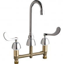 Chicago Faucets 786-GN1AE35ABCP - CONCEALED KITCHEN SINK FAUCET