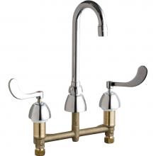 Chicago Faucets 786-GN1AE35XKABCP - CONCEALED KITCHEN SINK FAUCET