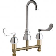 Chicago Faucets 786-GN1FCABCP - DECK MOUNTED SINK FAUCET