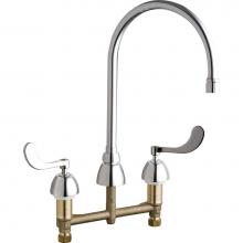 Chicago Faucets 786-GR8AE3V317AB - CONCEALED KITCHEN SINK FAUCET