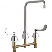 Chicago Faucets 786-HR8AE3V317XKAB - CONCEALED KITCHEN SINK FAUCET